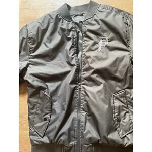 Primitive Skateboarding Black Bomber Jacket Men’s L Embroidered Logo